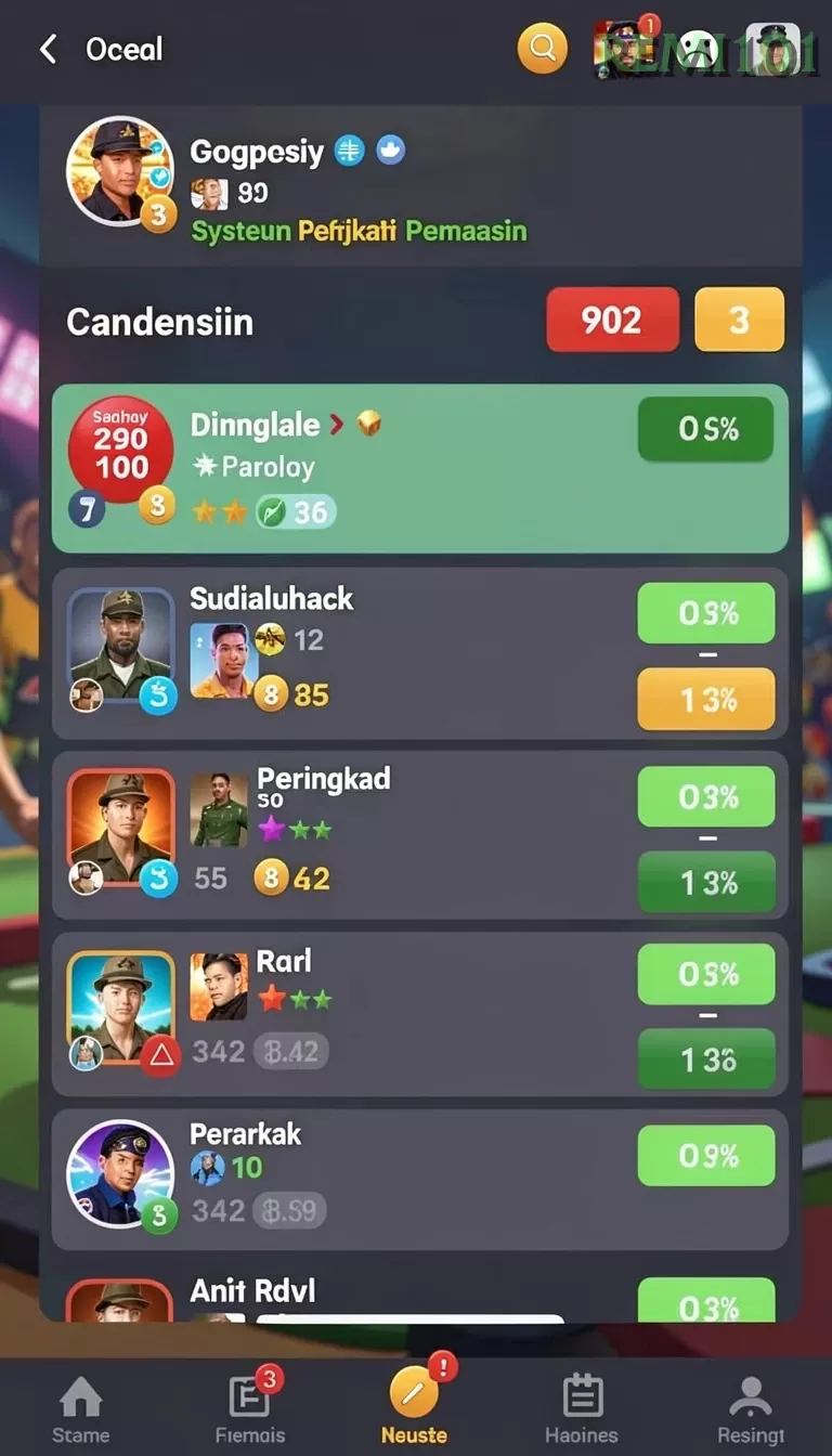 Cuplikan layar SVIP10 — menu navigasi