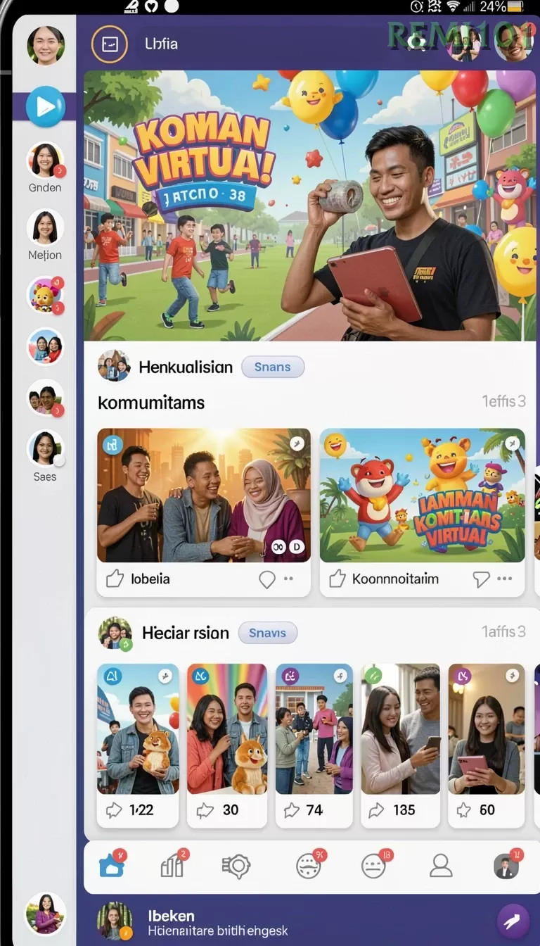 Cuplikan layar IDC88JOKER — menu navigasi